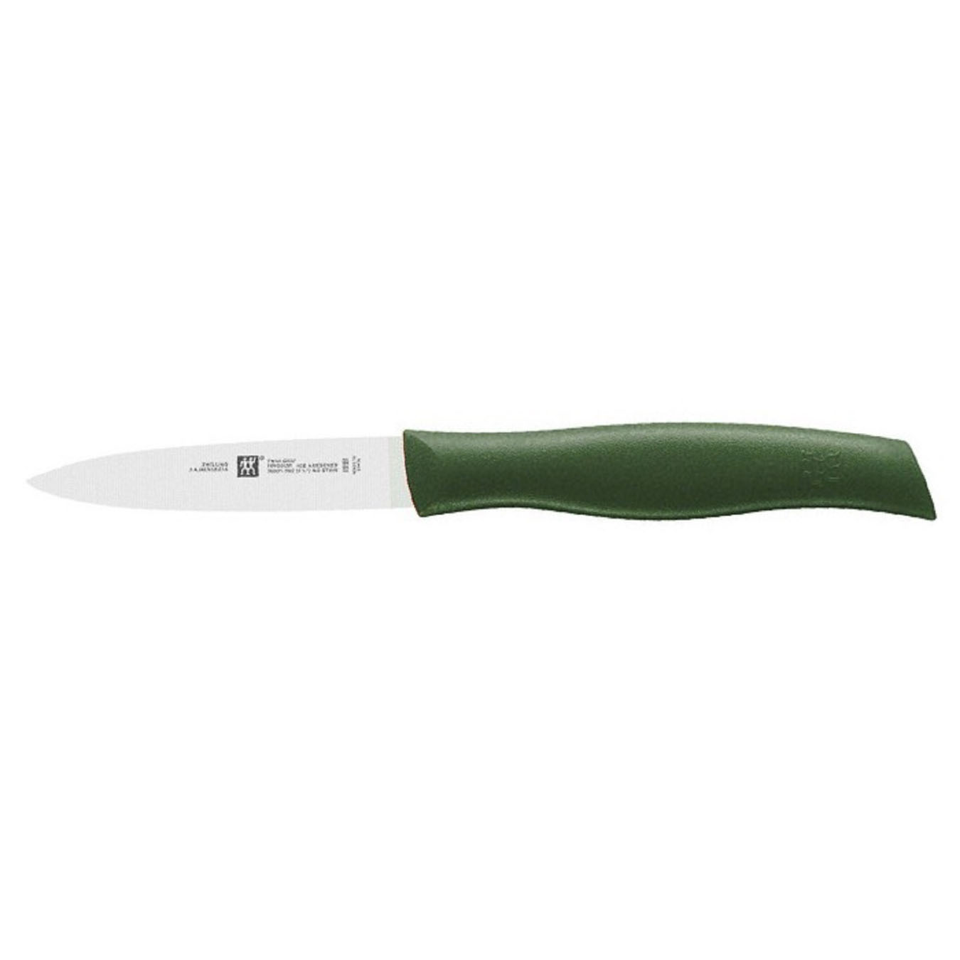 Нож Zwilling Twin Grip 100 мм для овощей зеленый