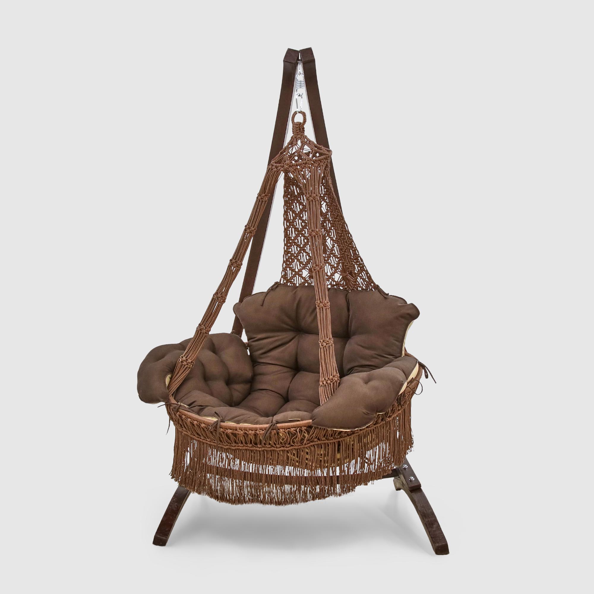 Кресло подвесное Besta Fiesta Картагена коричневый (без каркаса) кресло качалка besta fiesta сеара подвесное коричневое