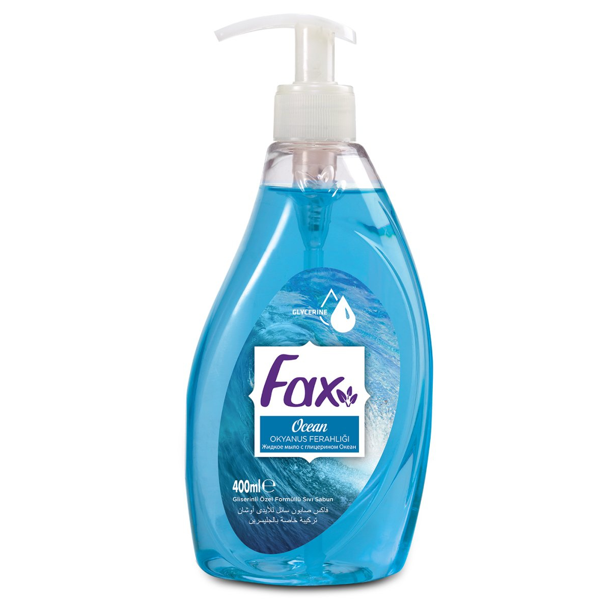 Жидкое мыло для рук Fax Океан с глицерином, 400 мл аромадиффузор eyfel parfum океан 100 мл