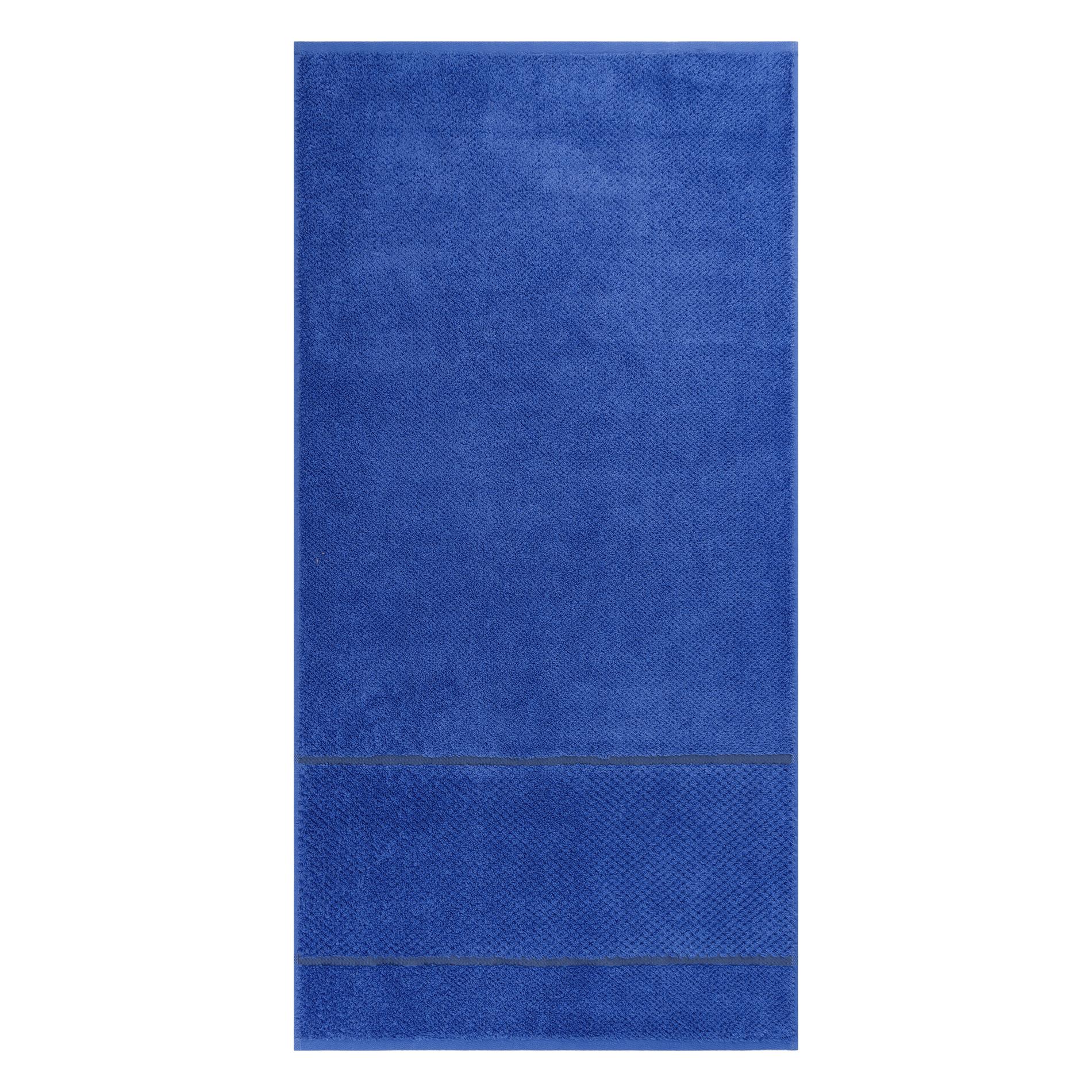 Махровое полотенце Cleanelly Fiordaliso синее 50х100 см полотенце классик темно синий р 50х90