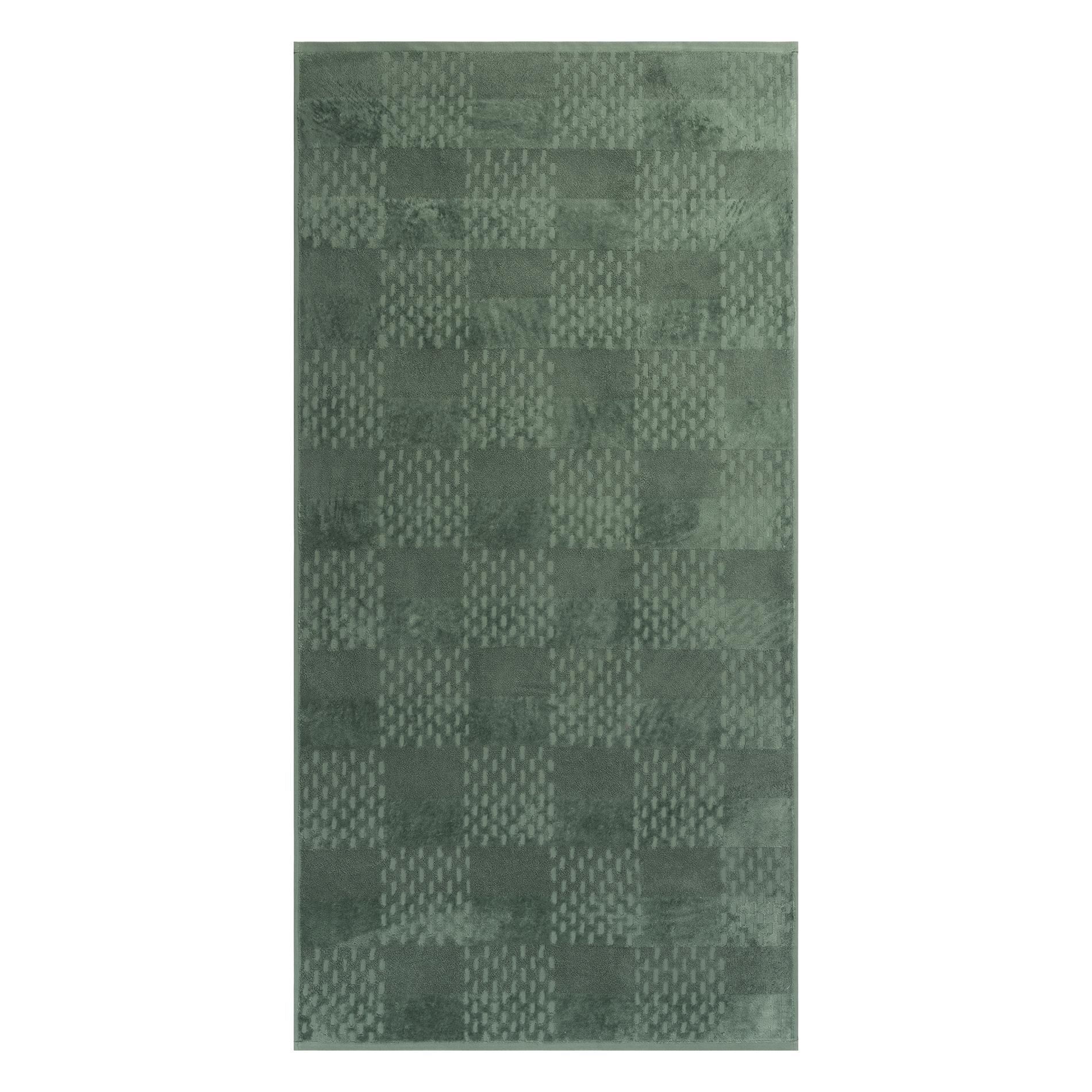 Махровое полотенце Cleanelly Campo verde зеленое 70х140 см полотенце махровое банное черное плотность 450 г 70х140 5 штук