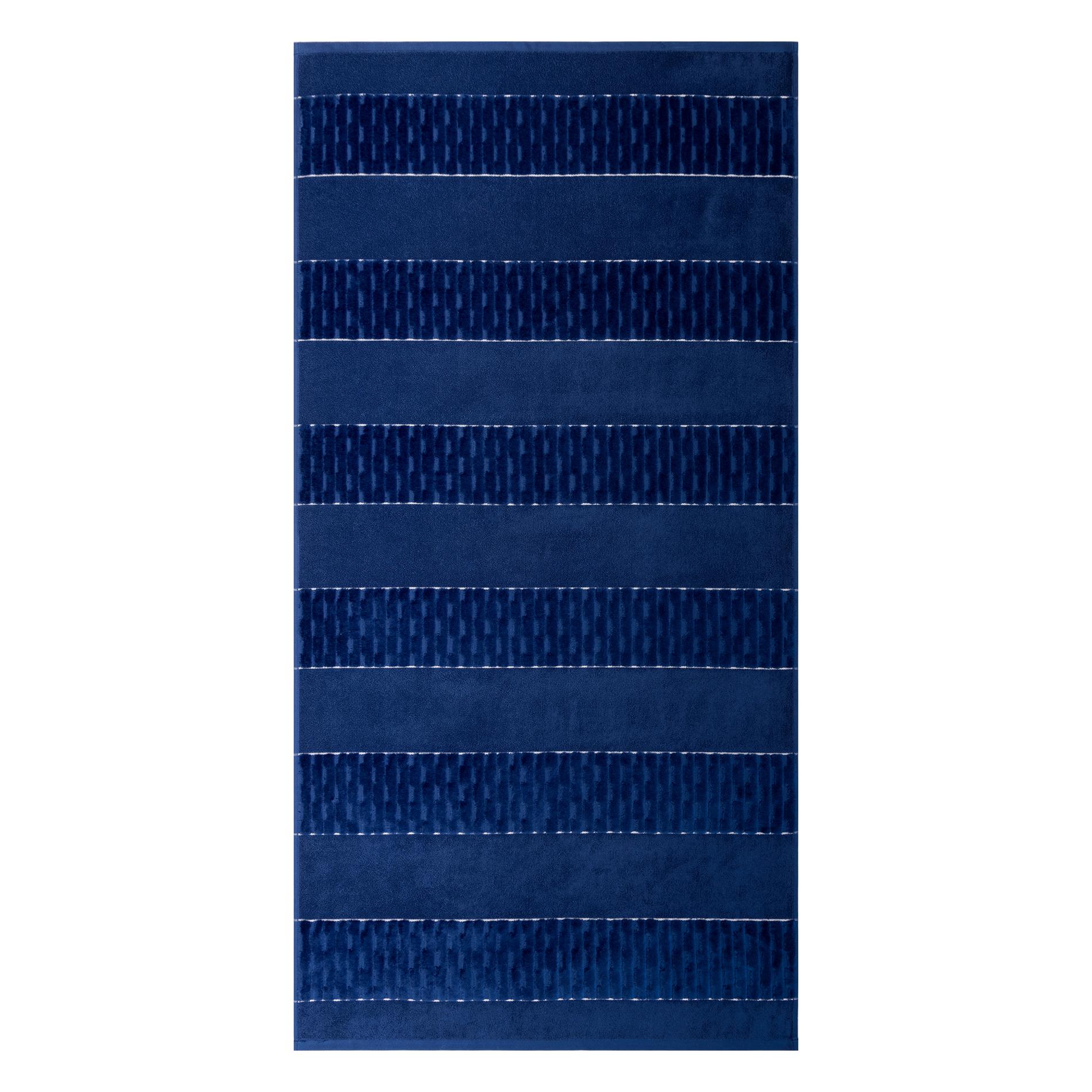 Махровое полотенце Cleanelly Esteta синее 70х140 см полотенце классик темно синий р 50х90