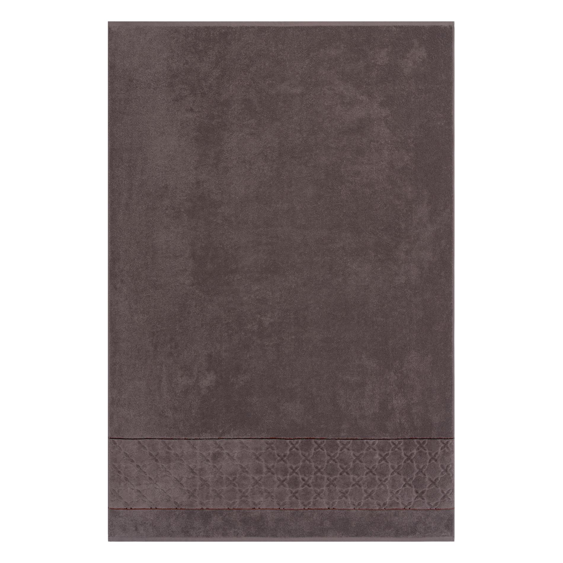 фото Махровое полотенце cleanelly noce moscata коричневое 100х150 см