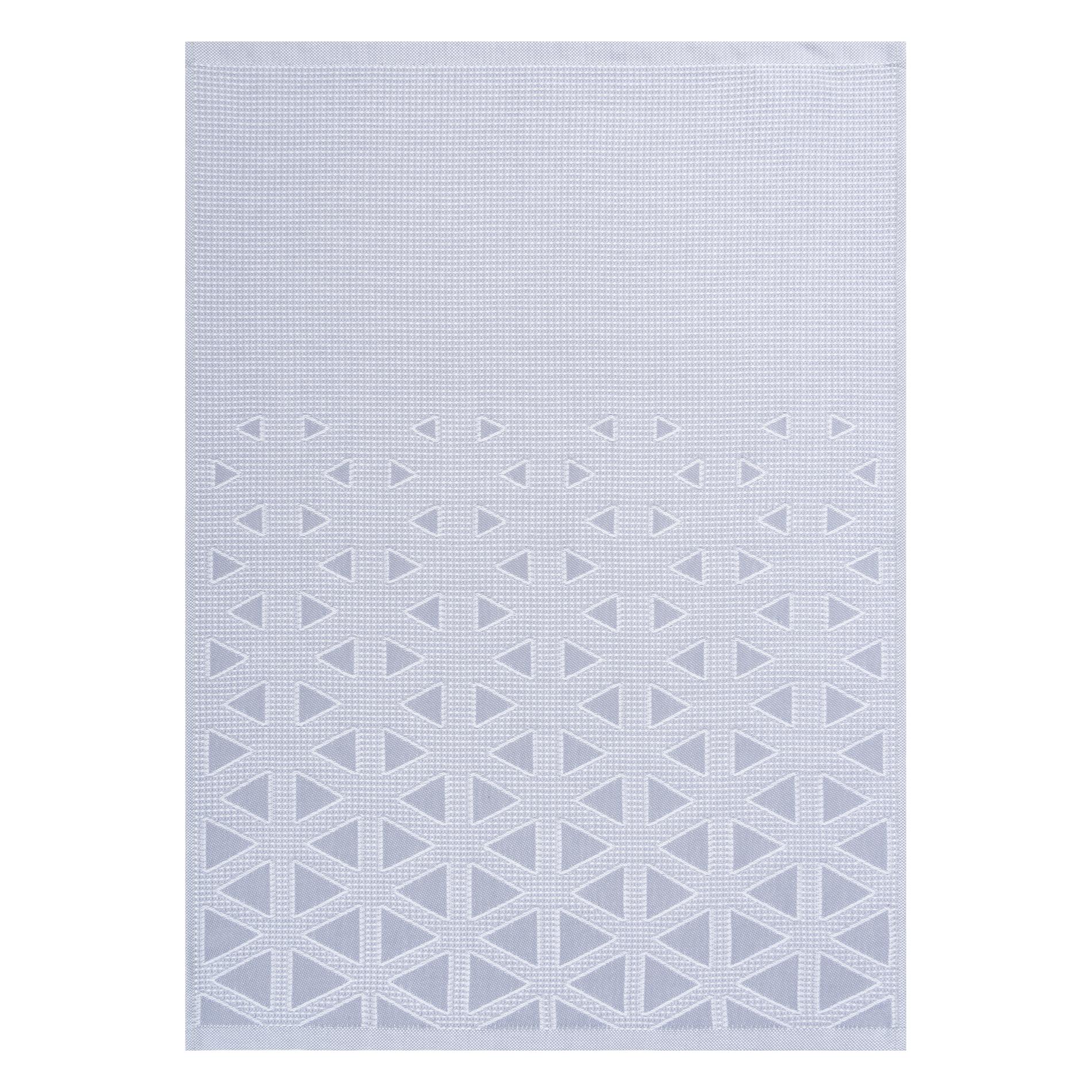 Набор кухонных полотенец Cleanelly Intarsio белых с серым 50х70 см (КЦ-560Х2-4871 2569)
