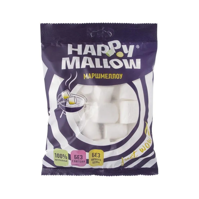 Зефир воздушный Happy Mallow для десертов, 135 г