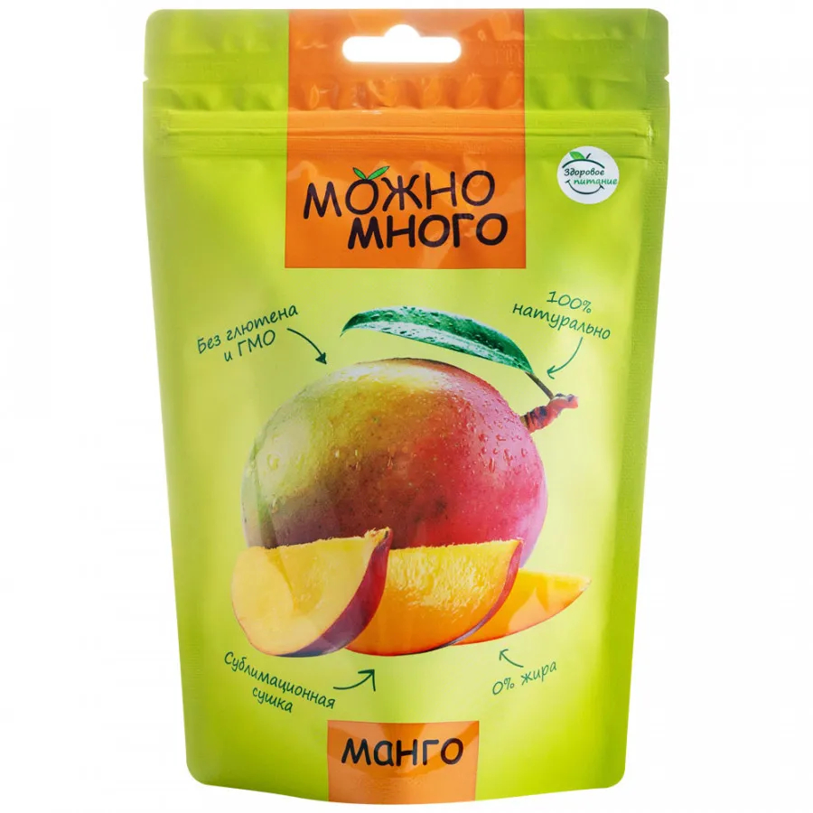 Манго Можно много сублимированное, 20 г спортивный напиток fit rx nrg xplode со вкусом манго 0 5 литра пэт 8 шт в уп