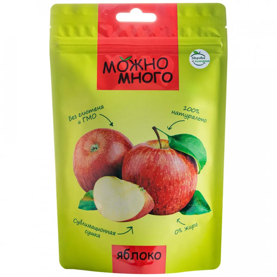 Яблоко Можно много сублимированное, 20 г фрукты сушеные gifruit дикое яблоко 25 г