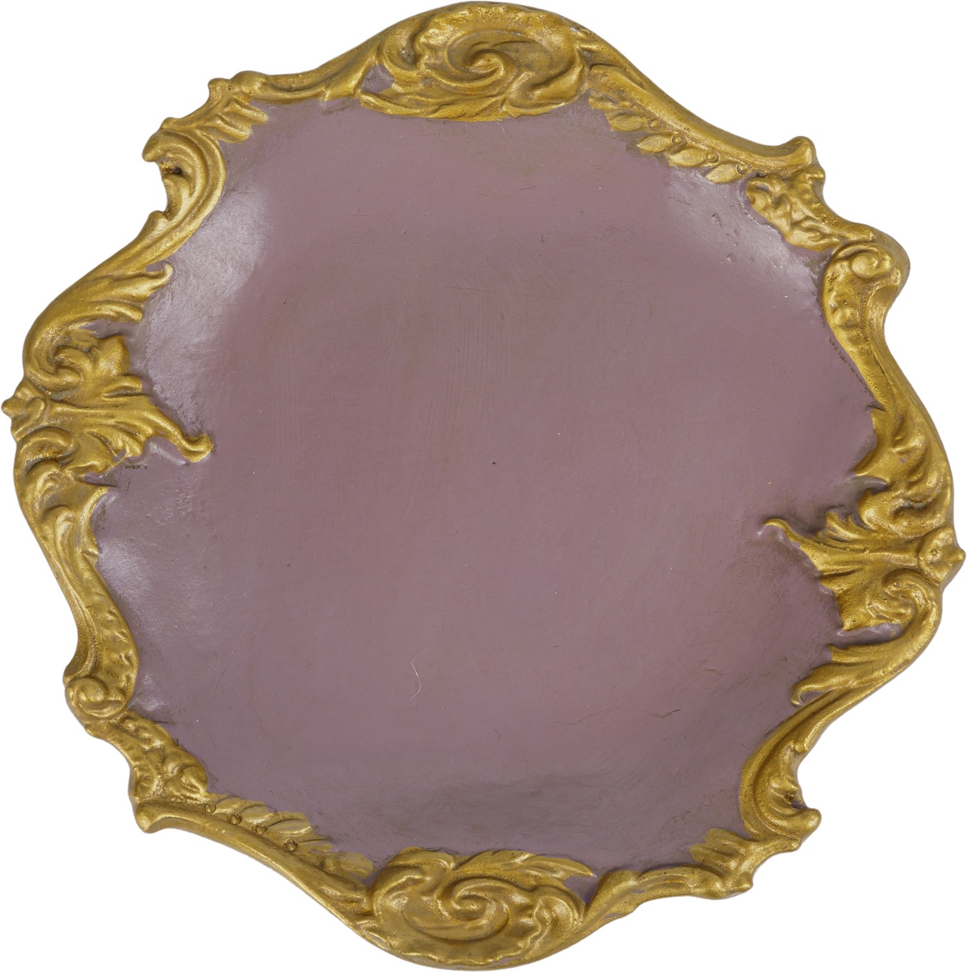 Блюдо Glasar розовое 15х15х2 см