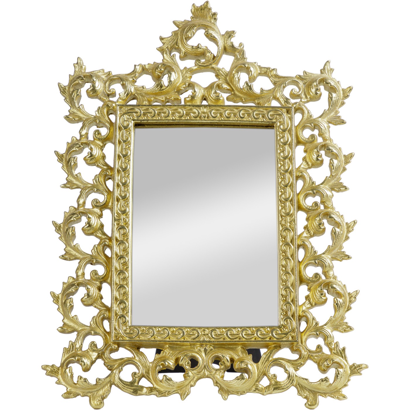 Зеркало универсальное Glasar золотистое 29х3х40 см зеркало настенное glasar золотистое 19х3х40 см