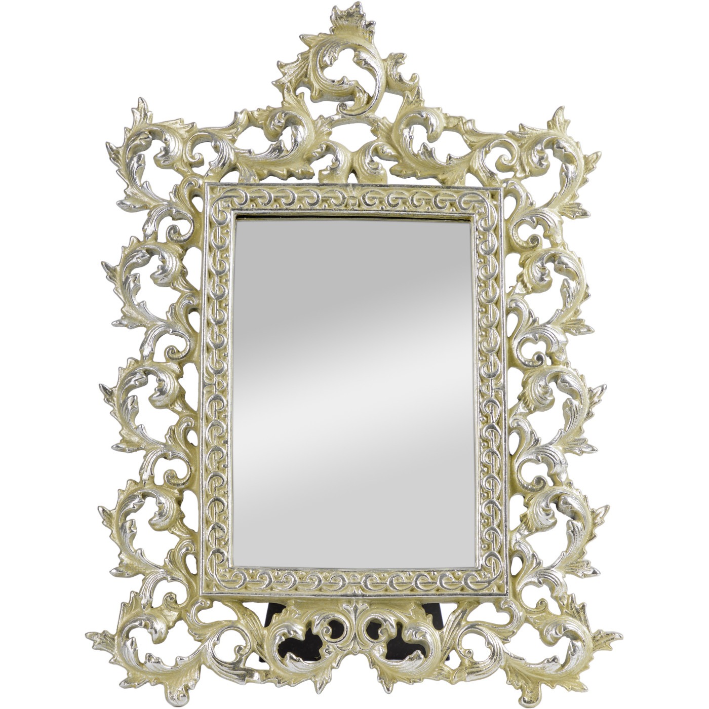 Зеркало универсальное Glasar серебристое 29х3х40 см настольное косметическое зеркало vanstore