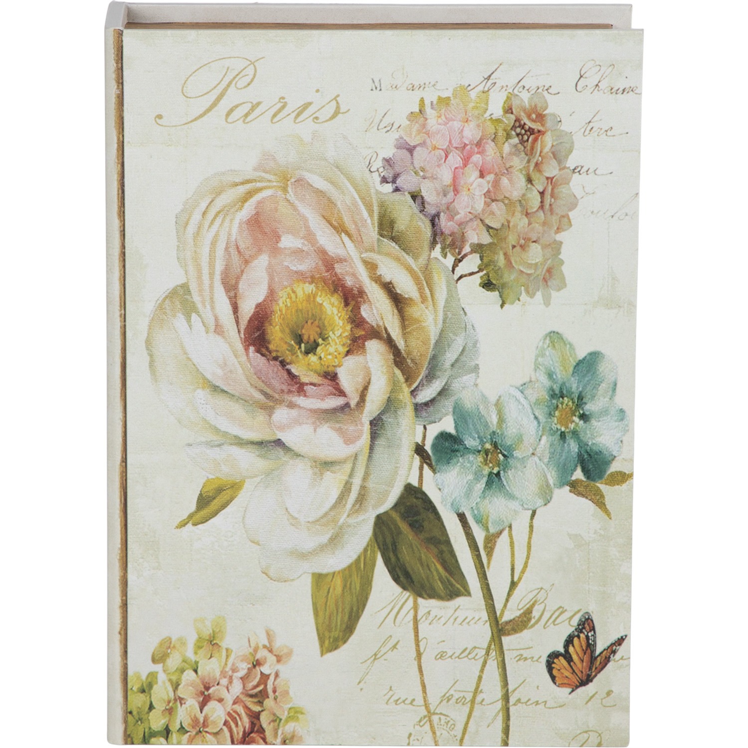 Шкатулка Glasar в виде книги с розой 27,2х8,3х37,7 см, цвет мультиколор