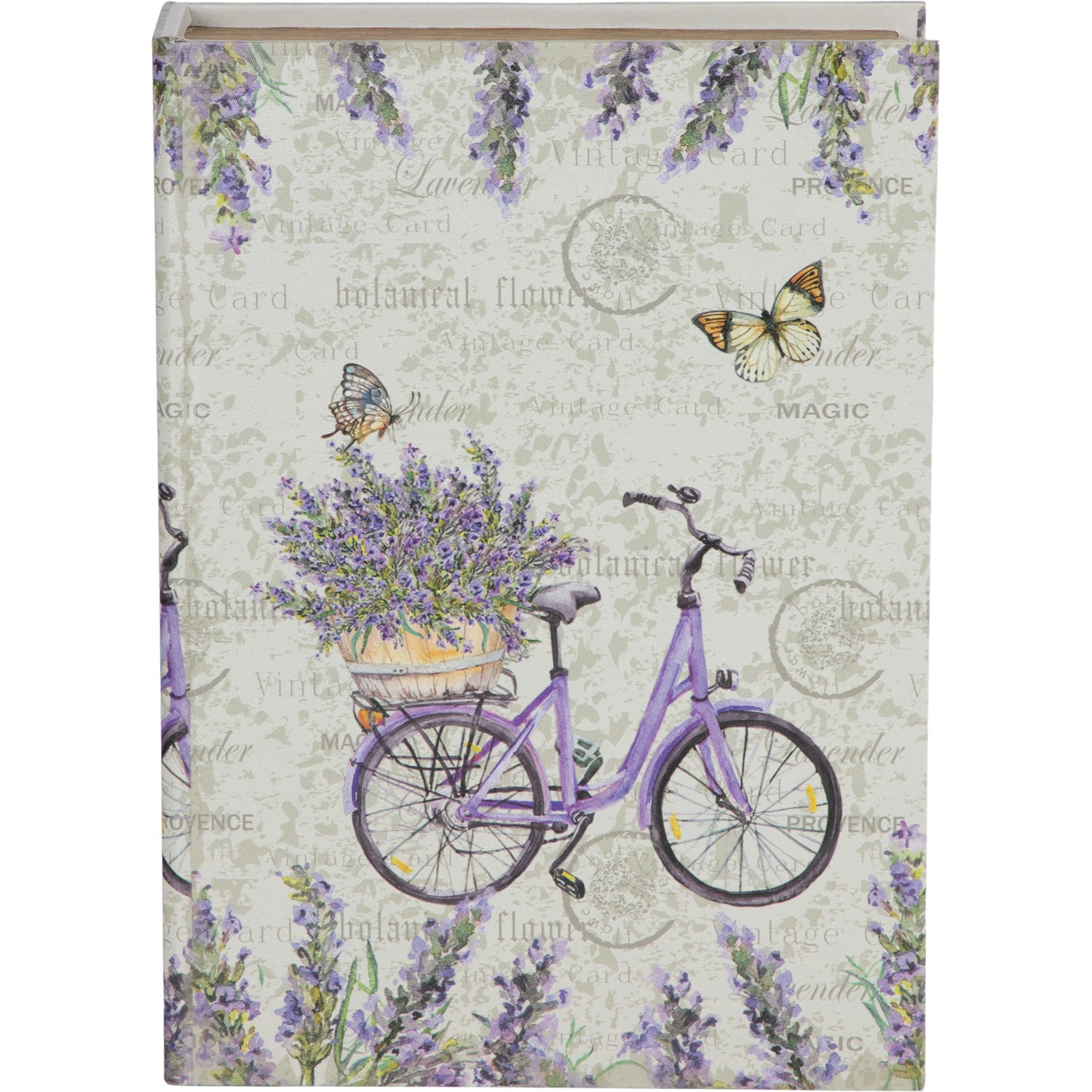 Шкатулка Glasar в виде книги велосипед с лавандой 27,2х8,3х37,7 см шкатулка glasar птички и бабочки 26х26х12 см