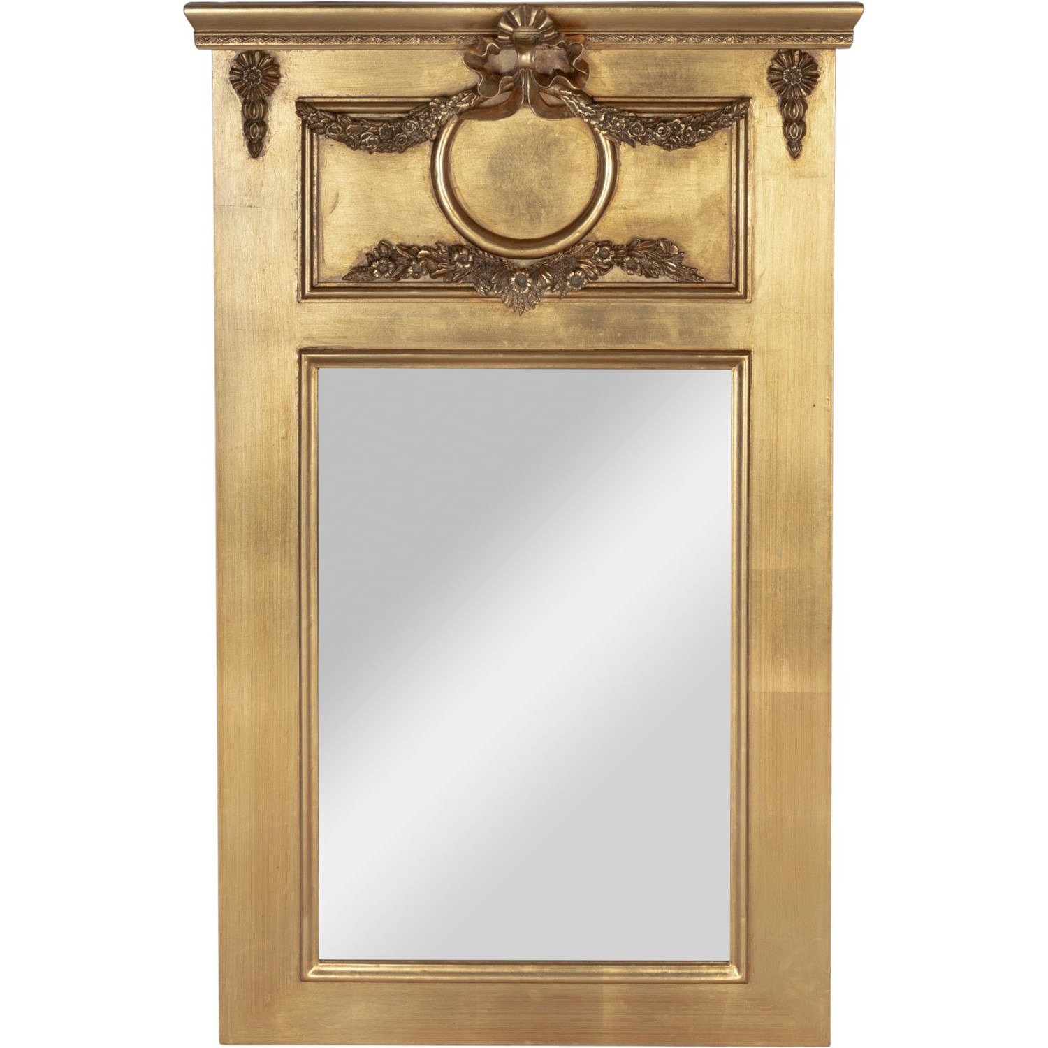 Зеркало Glasar Версаль с фацетом 72х7х111 см, цвет золотистый
