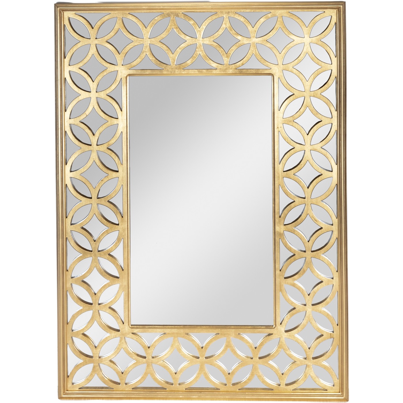 Зеркало Glasar Махараджа 122х4х89 см, цвет золотистый