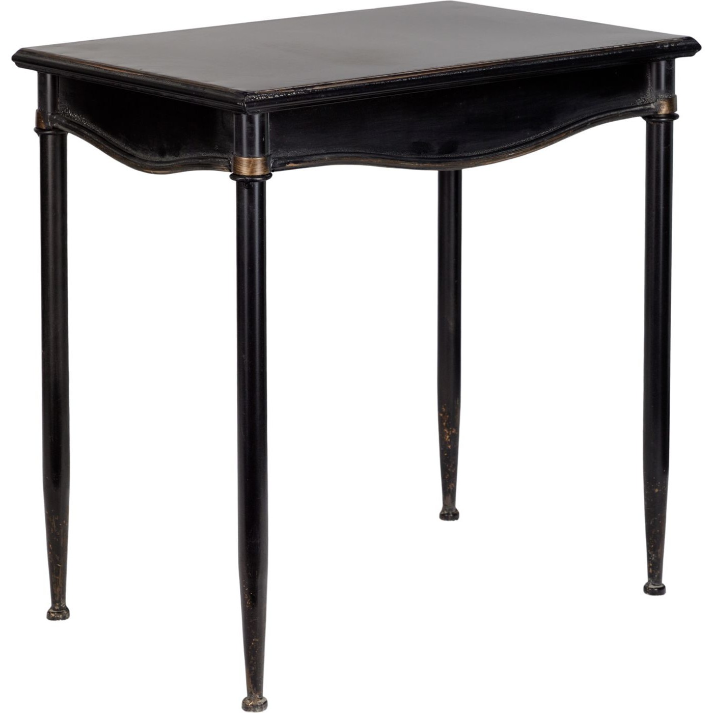 Столик приставной Glasar чёрный 51х35х54 см столик приставной glasar чёрный 52х33х50 см