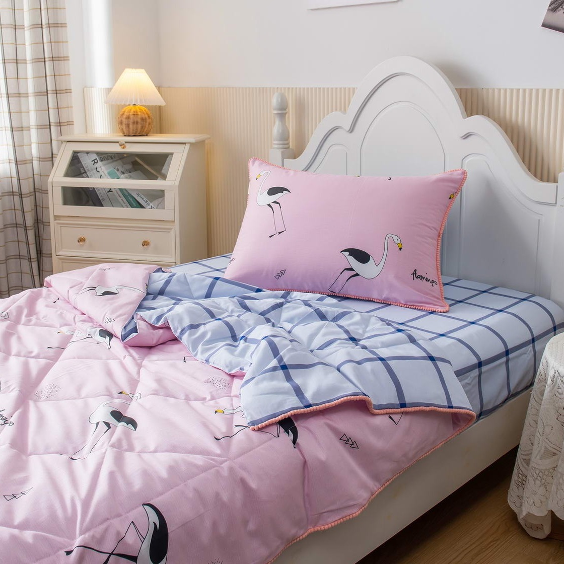 Комплект постельного белья Sofi De Marko Flamingo Детский Полуторный, цвет розовый, размер Детский - фото 2