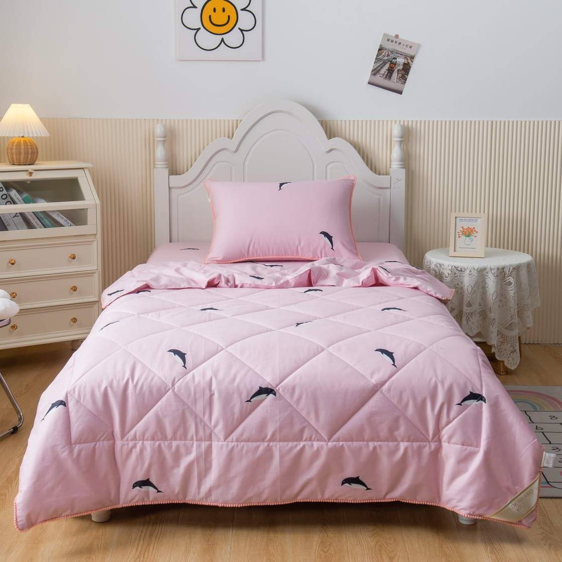 Комплект постельного белья Sofi De Marko Касатка Детский Полуторный поильник детский с мягким носиком 340 мл розовый
