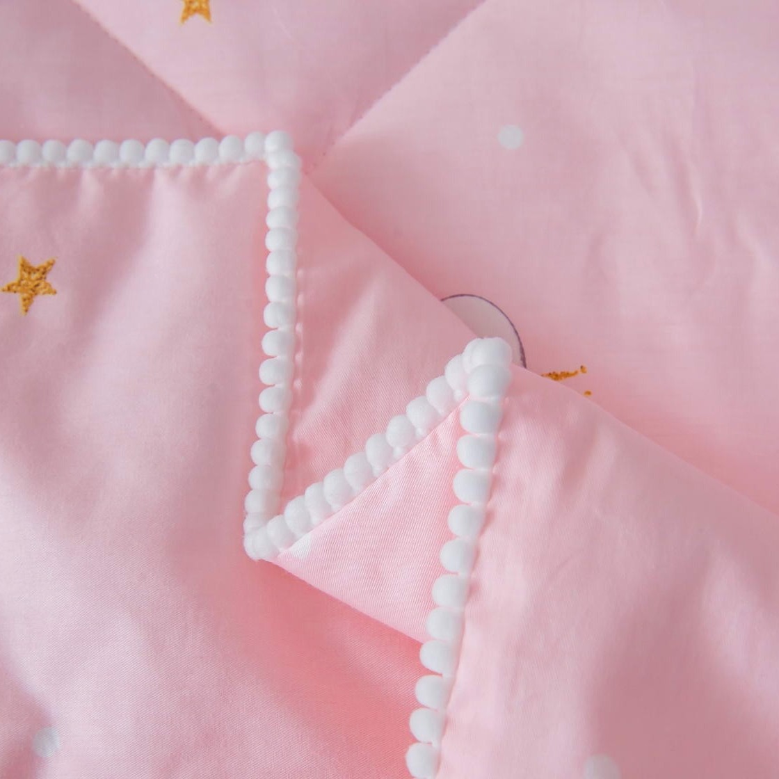 Комплект постельного белья Sofi De Marko Лебедь персиковый Детский Полуторный, цвет розовый, размер Детский - фото 5