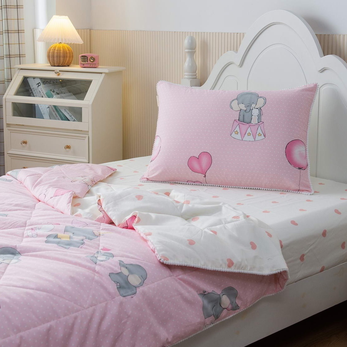 Комплект постельного белья Sofi De Marko Элиот Детский Полуторный, цвет розовый, размер Детский - фото 3