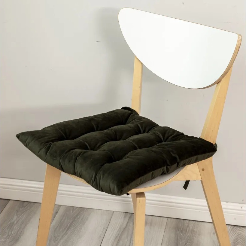 Сиденье для стула на завязках Sofi De Marko №3 40х40 см подушка оригами персиковый р 40х40