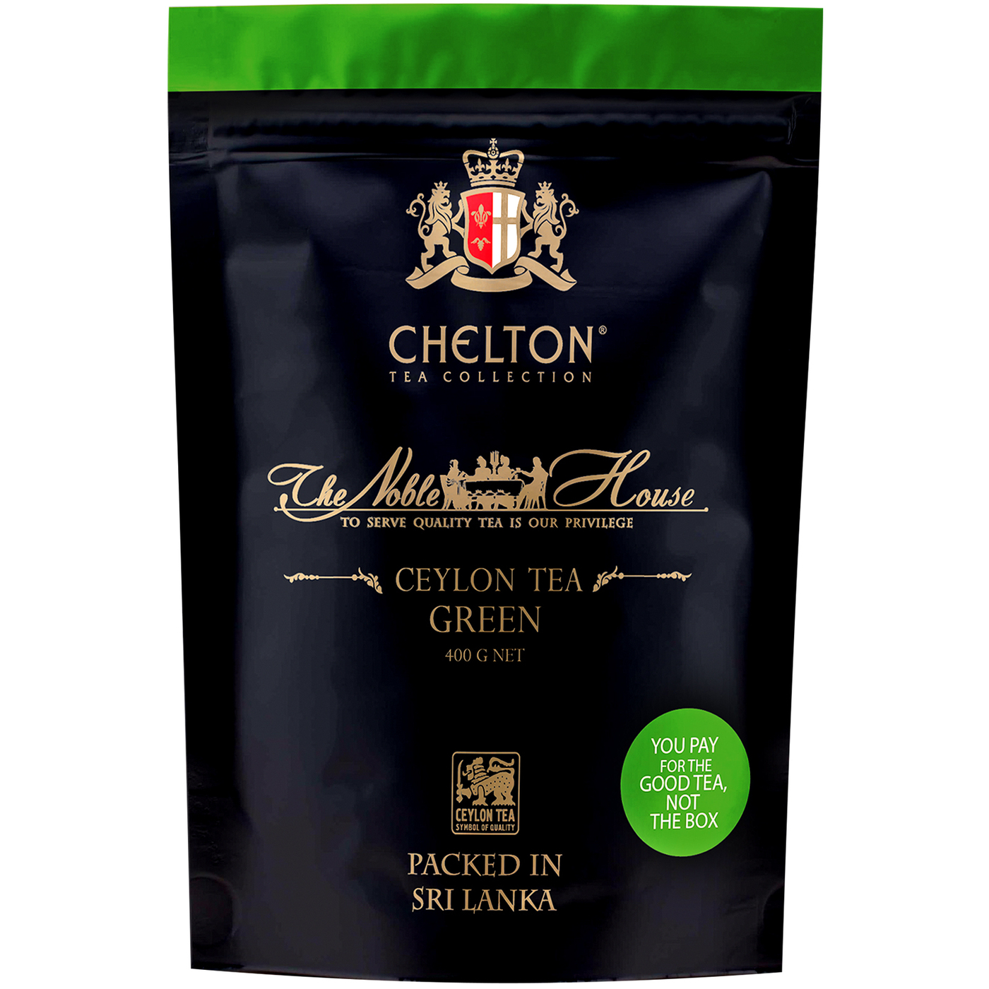 Чай зеленый листовой Chelton Благородный дом, 400 г чай зеленый riston листовой жасмин 200 г