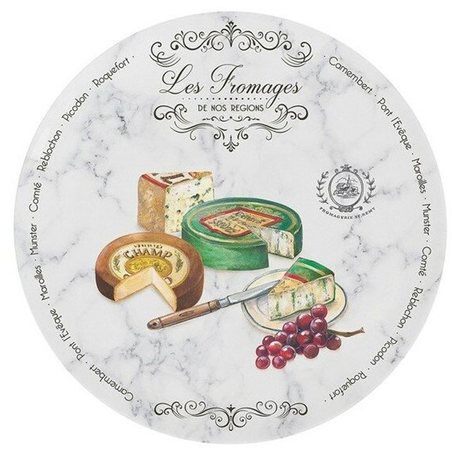 Набор тарелок Easy life Fromage 19 см 4 шт, цвет мультиколор - фото 3