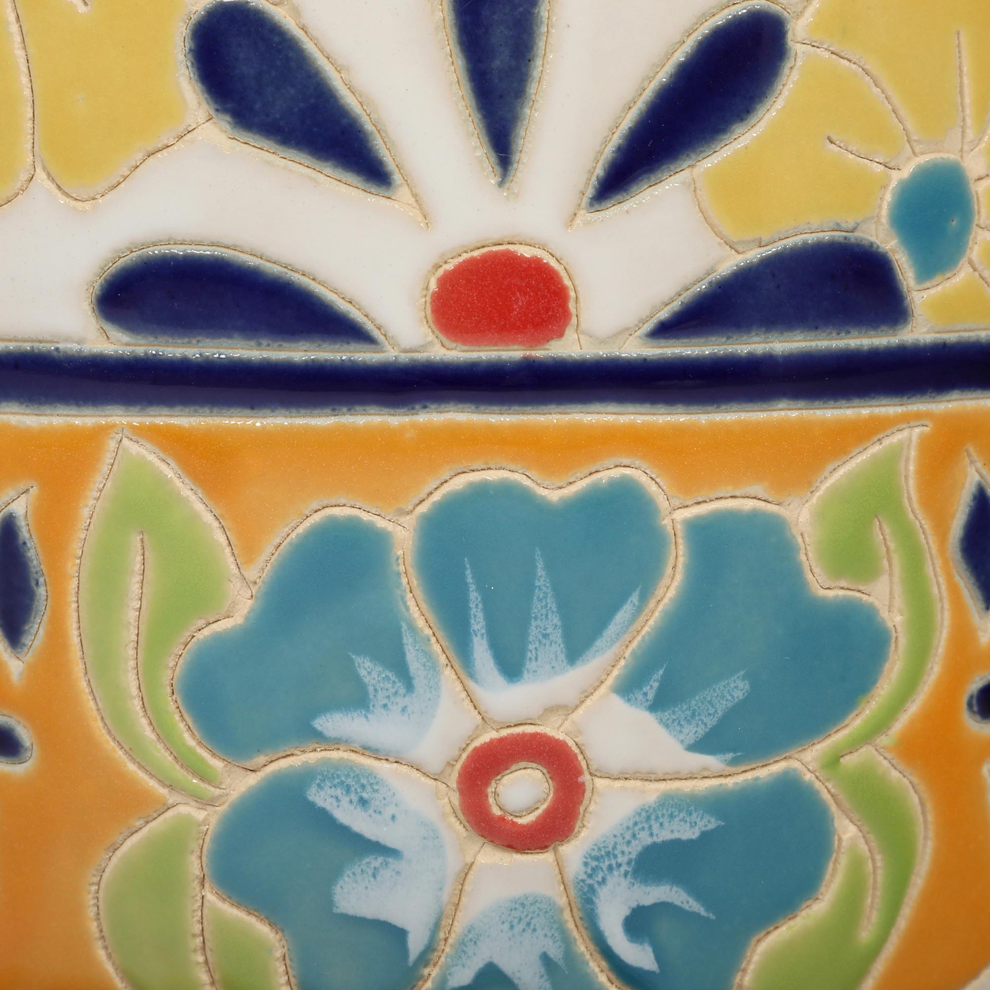Горшок для цветов с поддоном Viet Thanh Мексиканский стиль d16 - фото 7