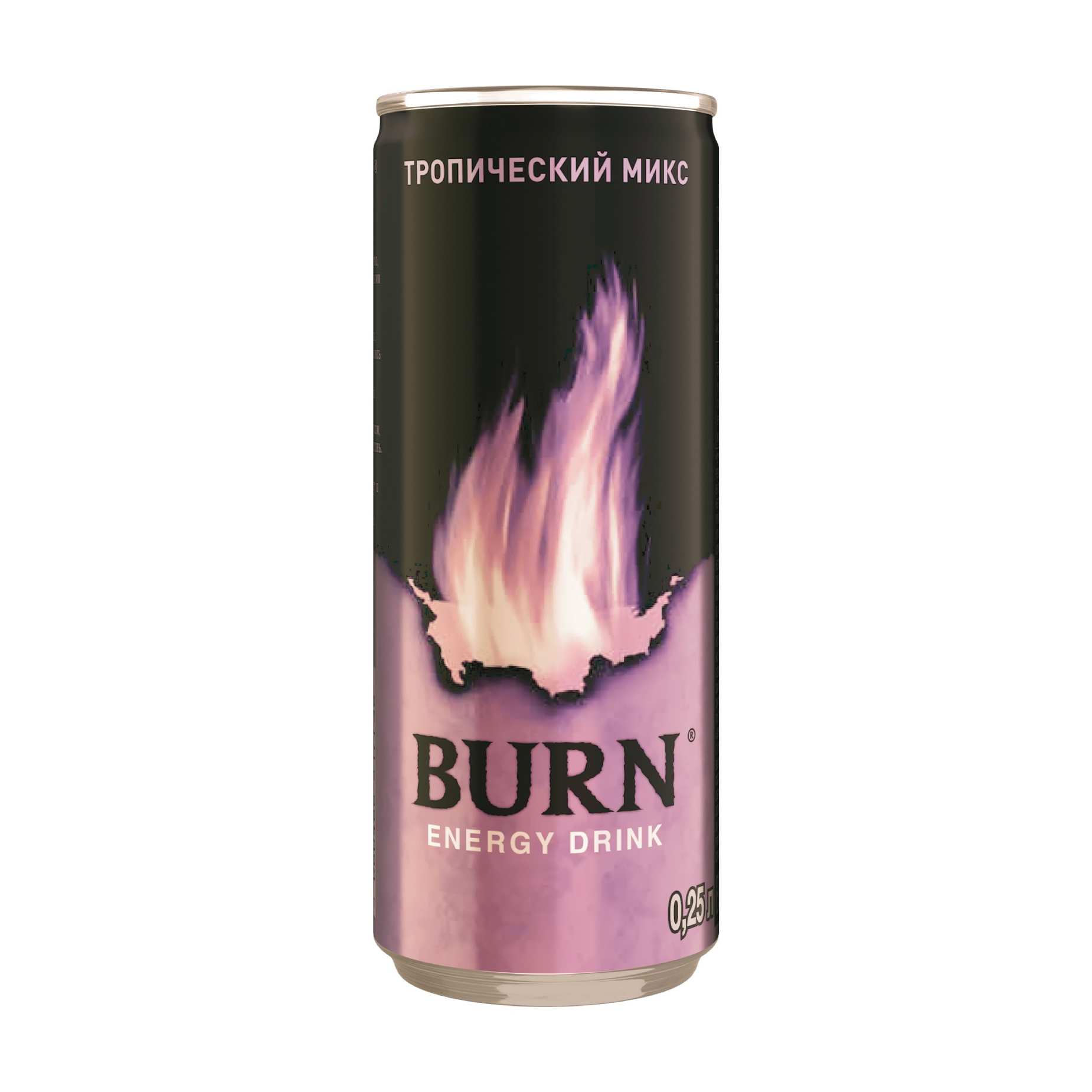 Энергетический напиток Burn Тропический микс, 0,25 л энергетический напиток burn 0 25 л