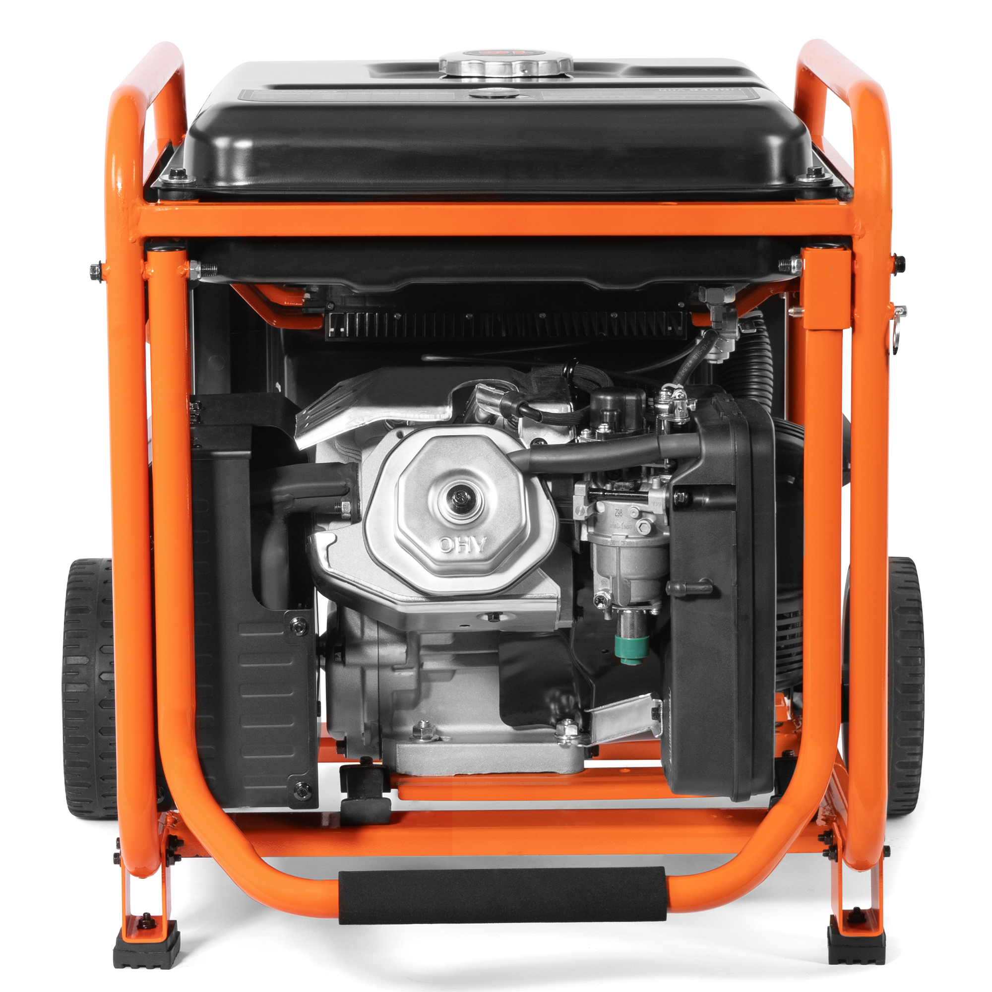 Генератор бензиновый DAEWOO инверторный (GDA 9400EI), цвет оранжевый series 420 - фото 5