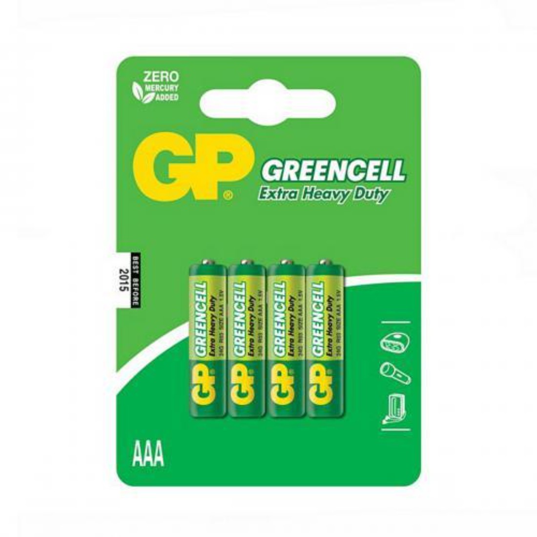 Батарейки солевые GP GreenCell 15G AA-4шт