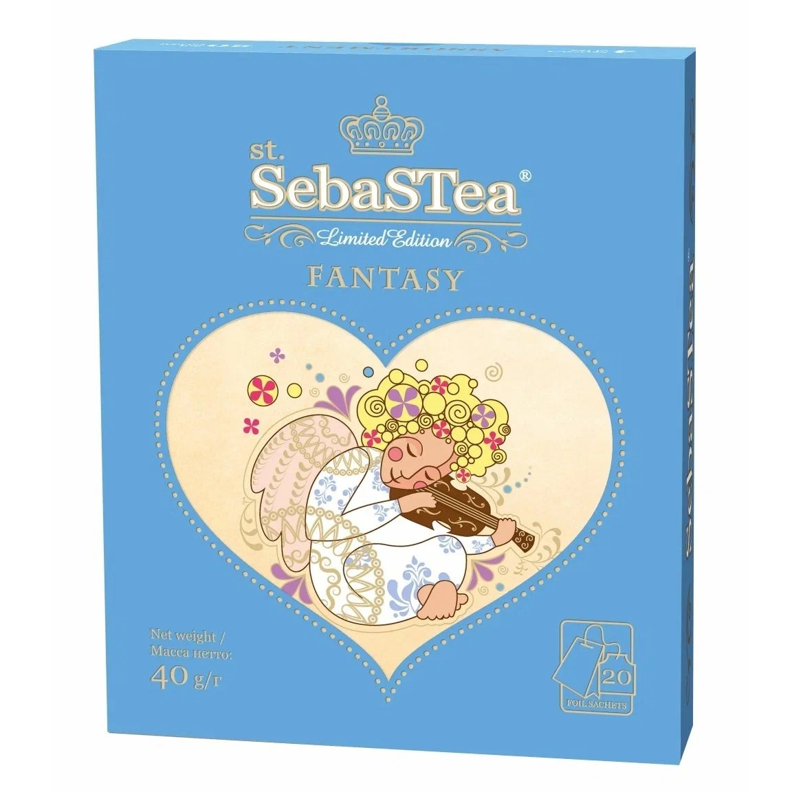 Чай черный SebaSTea Fantasy № 5 2 г x 20 шт чай basilur ceylon gold листовой 100 гр