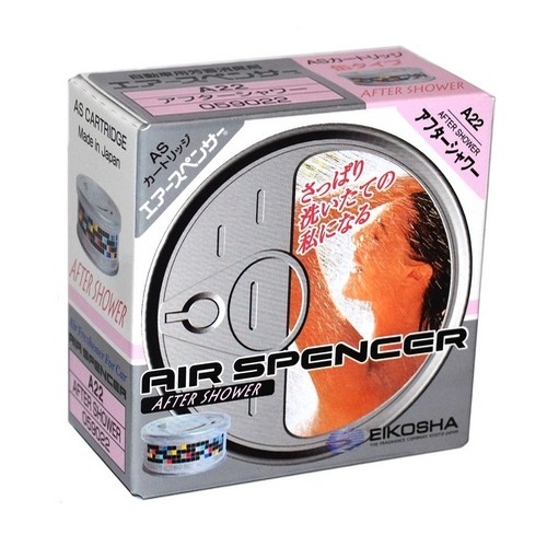 Ароматизатор Eikosha Air Spencer After Shower A-22, 40 г ароматизатор на кондиционер eikosha giga kaguwa pink shower q 51 2г