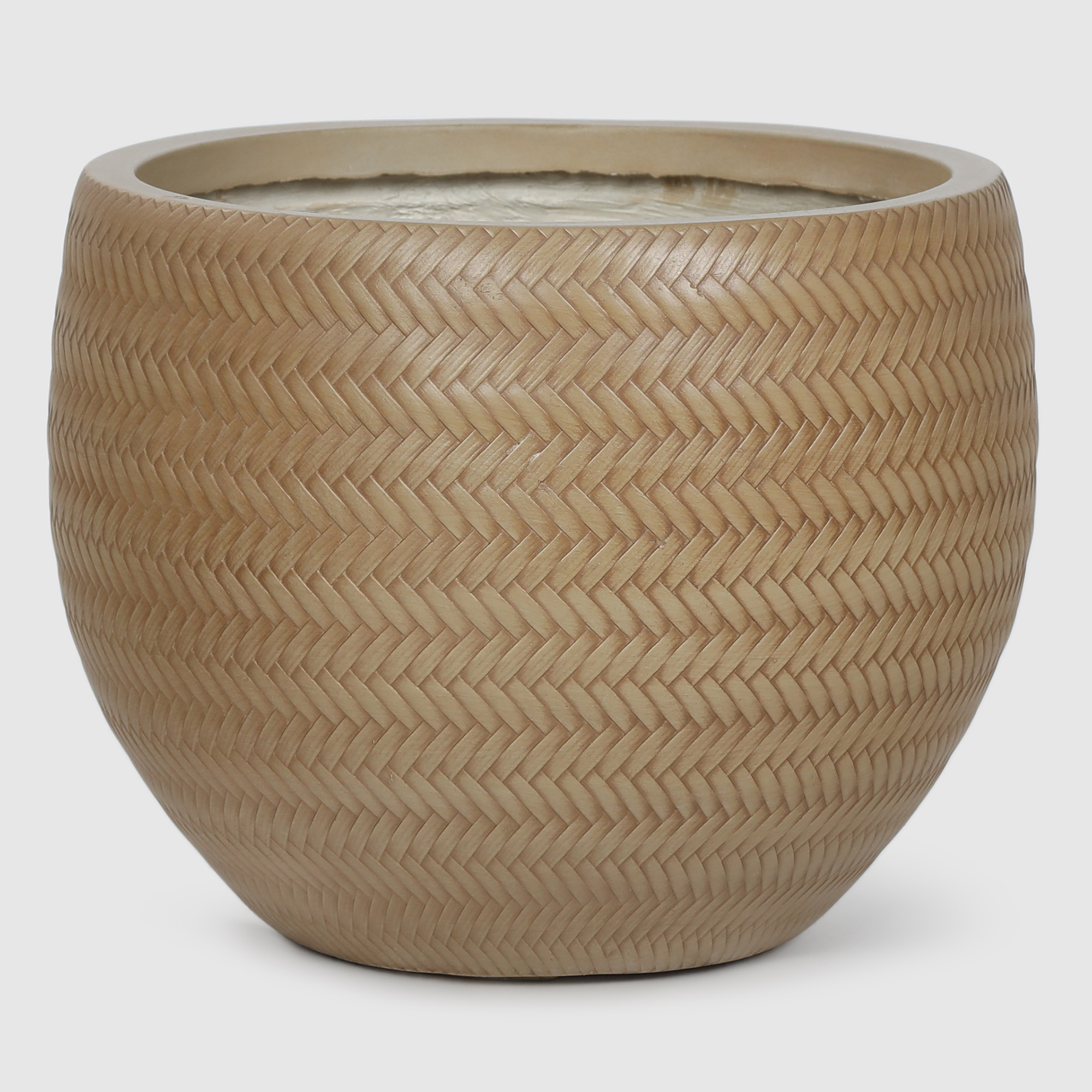 

Горшок для цветов L&t pottery плетение антик терракота d37, Антик терракоторвый