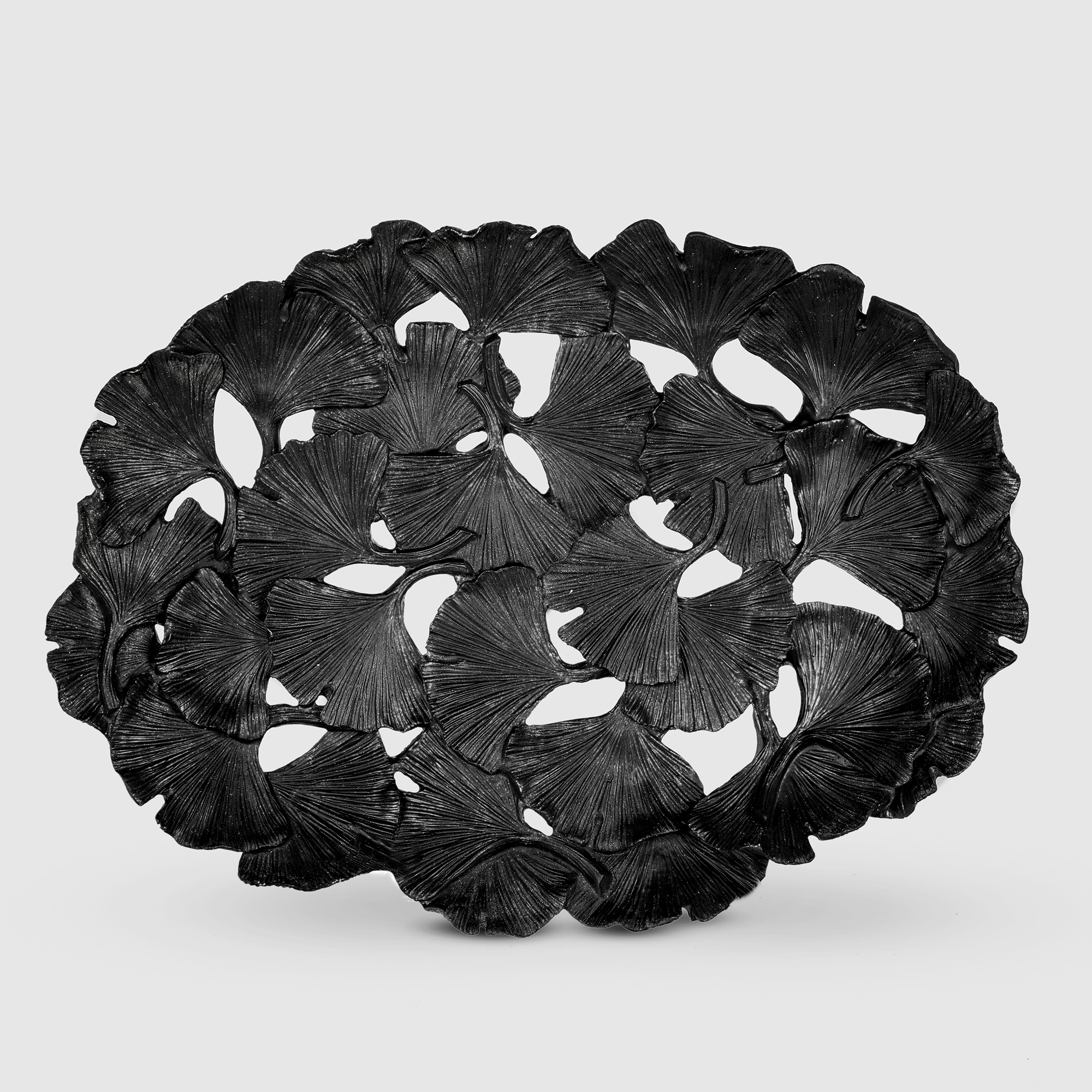 Тарелка декоративная Delux Quanzhou 33х24х4 см черный
