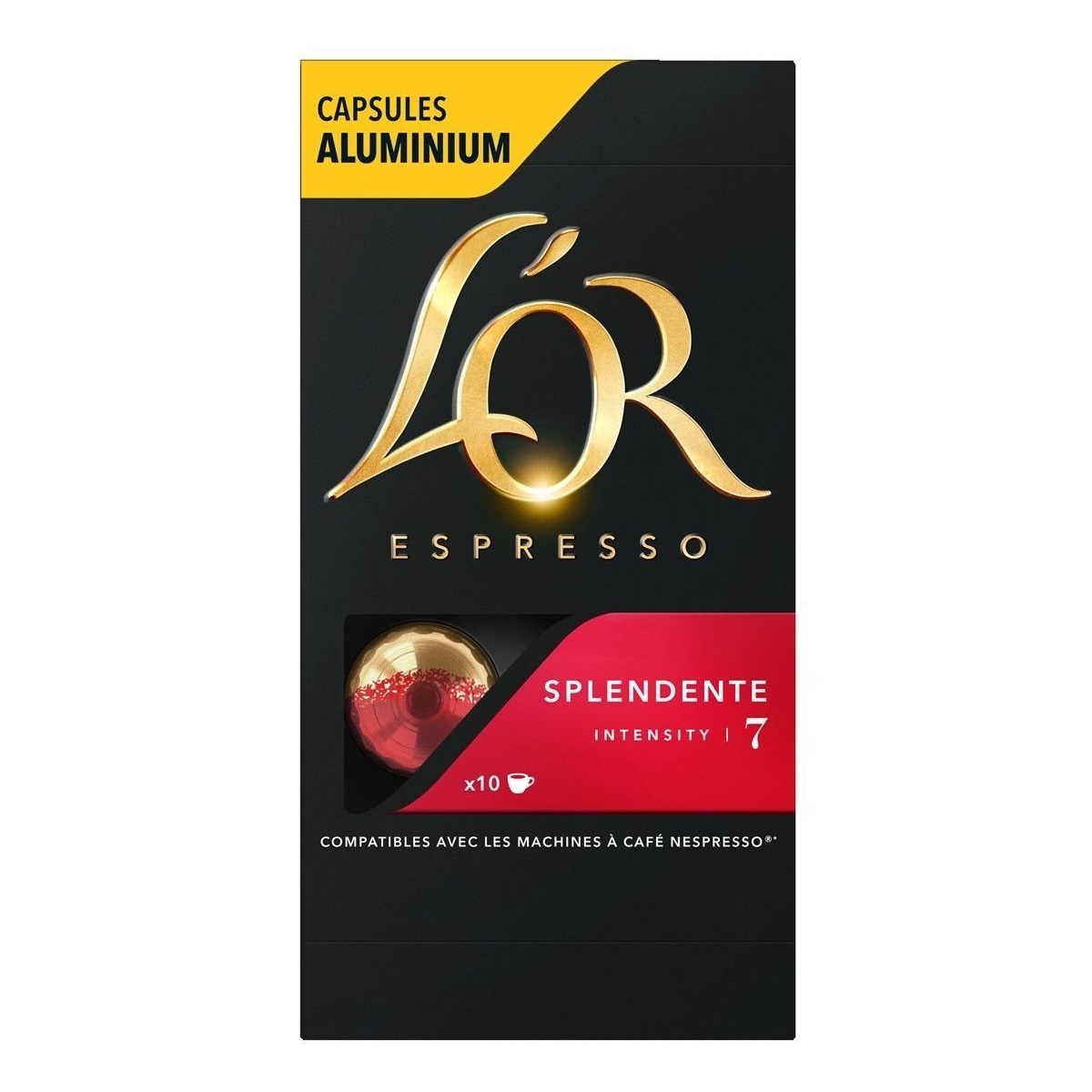 Кофе в капсулах L`OR Espresso Splendente 10 x 52 г кофе в капсулах l or espresso forza 10х52 г