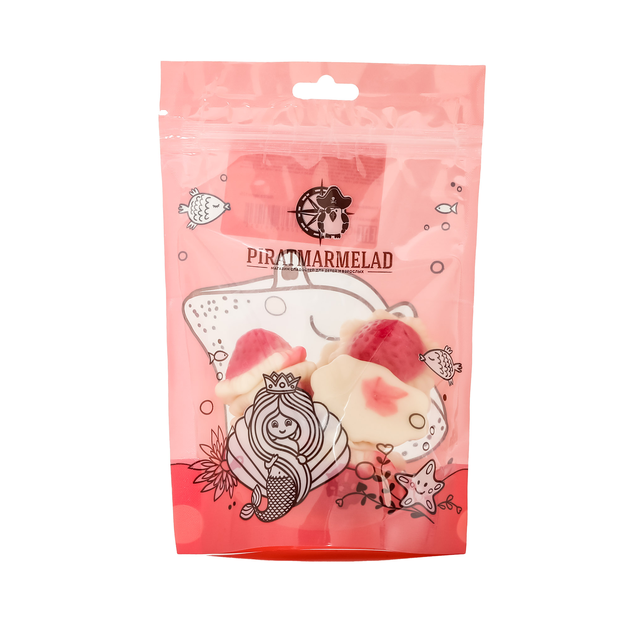 

Мармелад Пират-мармелад клубника со сливками, 125 г