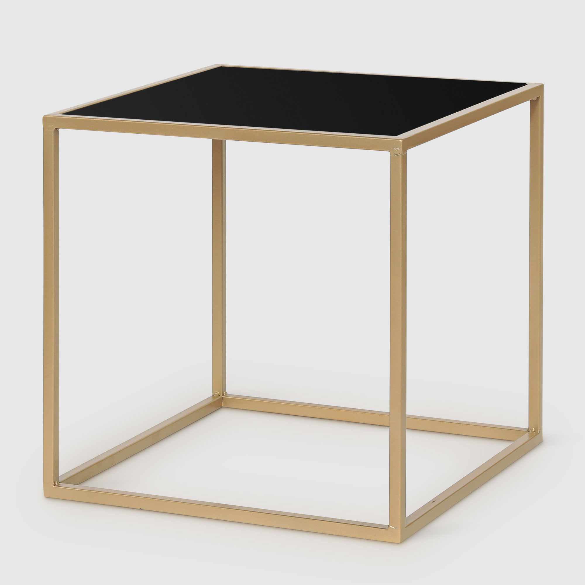 Набор журнальных столиков AD Trend Furniture золотой с чёрным 40/50 см - фото 2