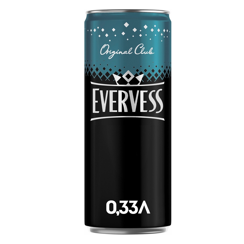 Напиток газированный Evervess Black Royal безалкогольный, 330 мл напиток газированный evervess пленительный апельсин безалкогольный 250 мл
