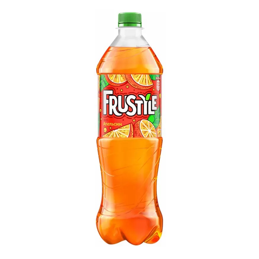 Напиток газированный Frustyle Апельсин, 1 л напиток актуаль сывороточный апельсин и манго бзмж 930 гр
