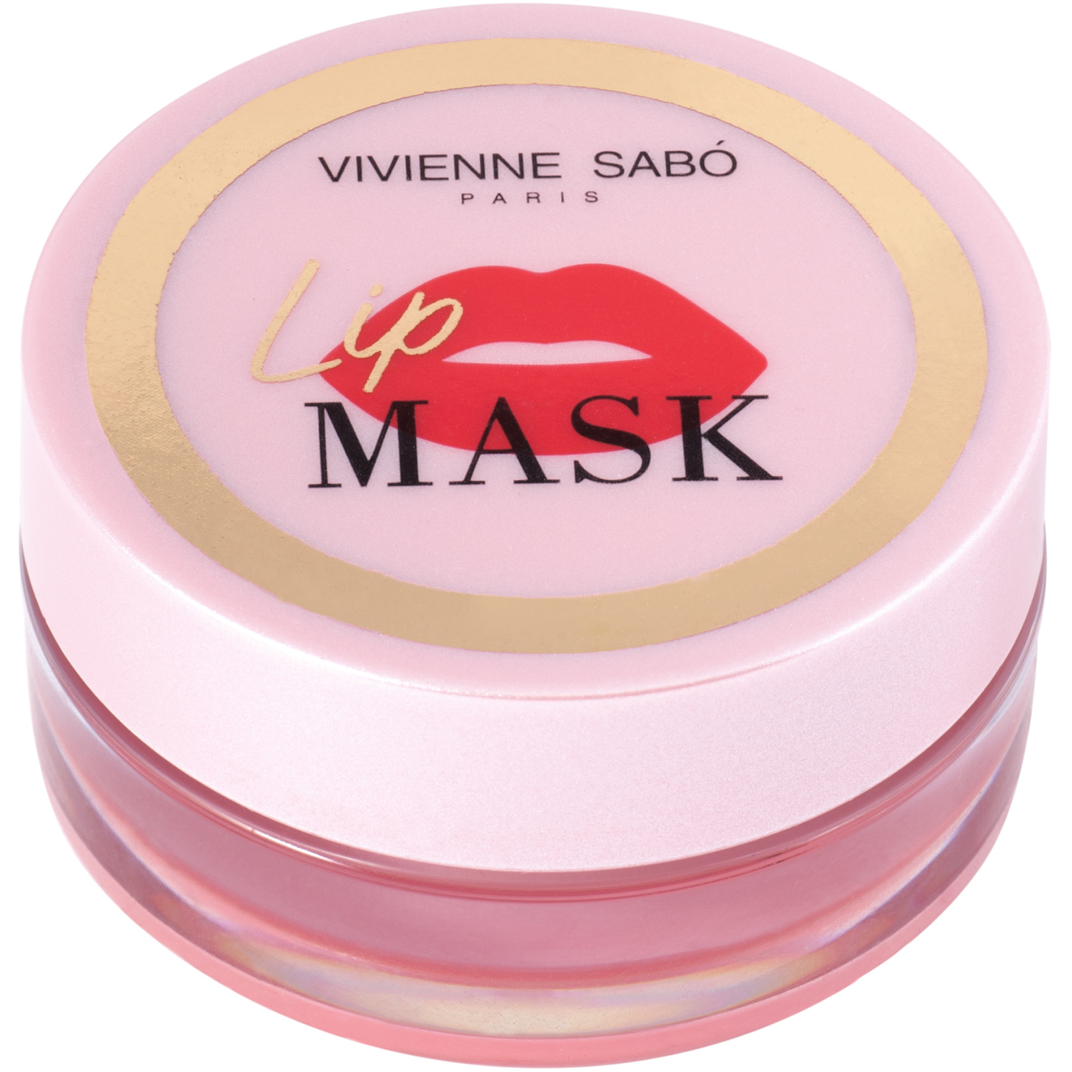 Маска для губ Vivienne Sabo Lip mask, восстанавливает, разглаживает, глубоко питает и интенсивно увлажняет кожу губ, тон 01, темно розовый 3гр. картхолдер темно розовый