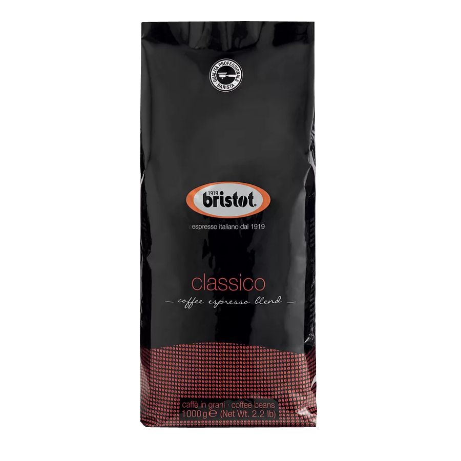 Кофе в зернах Bristot Classico, 1000 г кофе в зернах fresco arabica espresso 1000 г