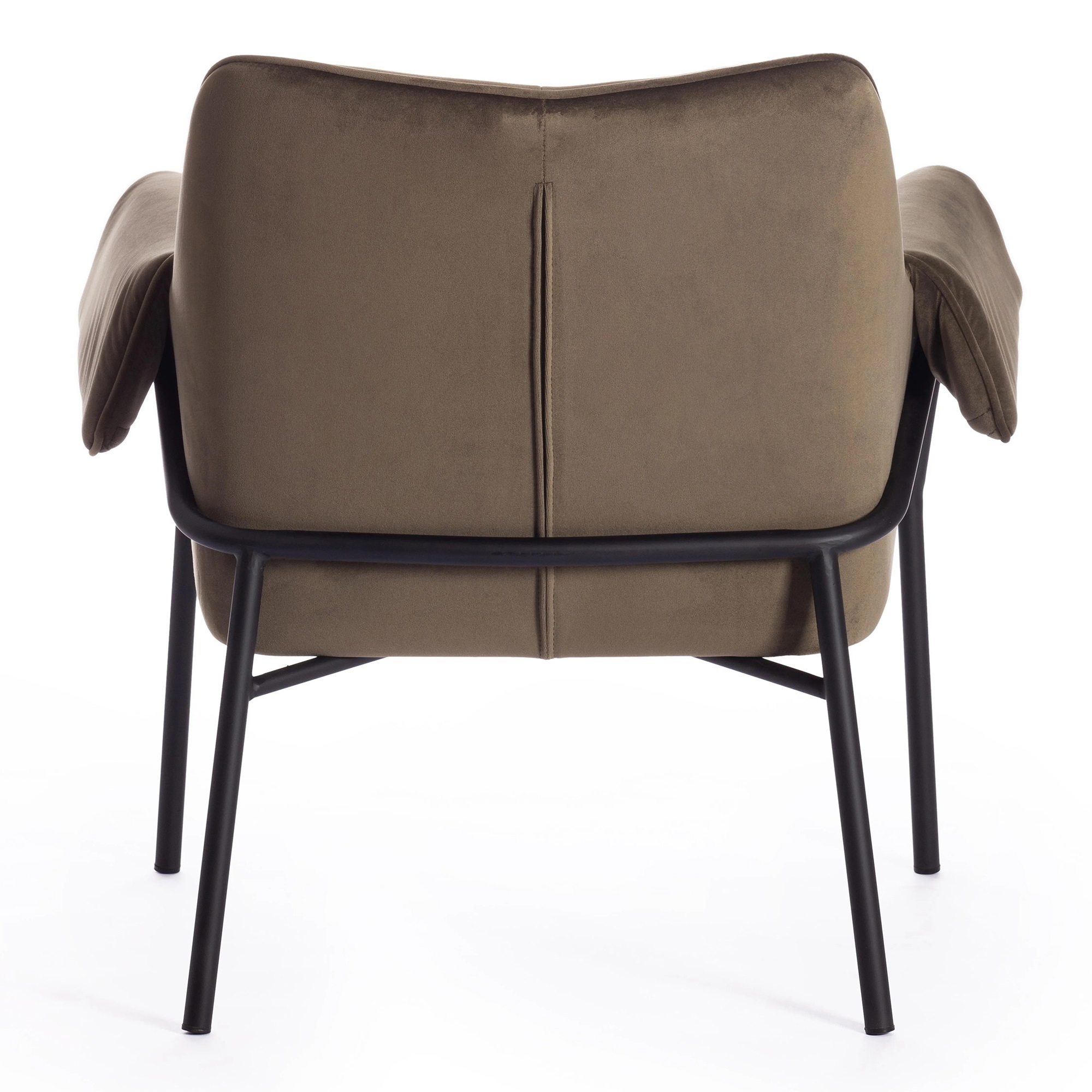 Кресло TC Bess 70х71х75 см хаки/черный, цвет коричневый - фото 6