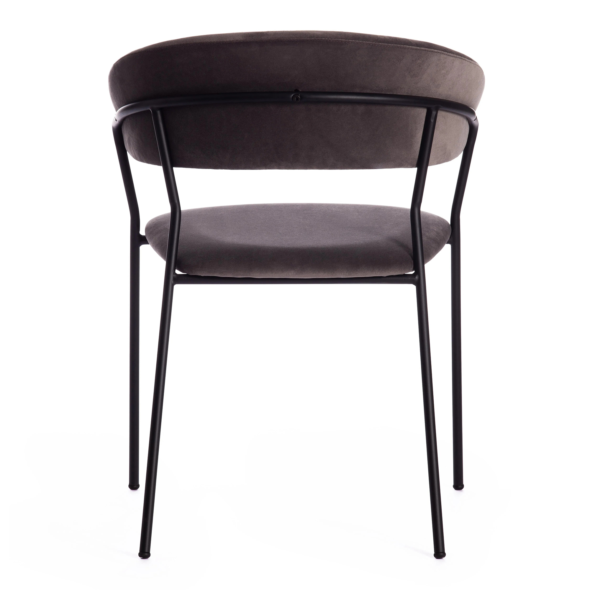 Кресло TC Turin 56х50х78 см серо-коричневый/черный - фото 5