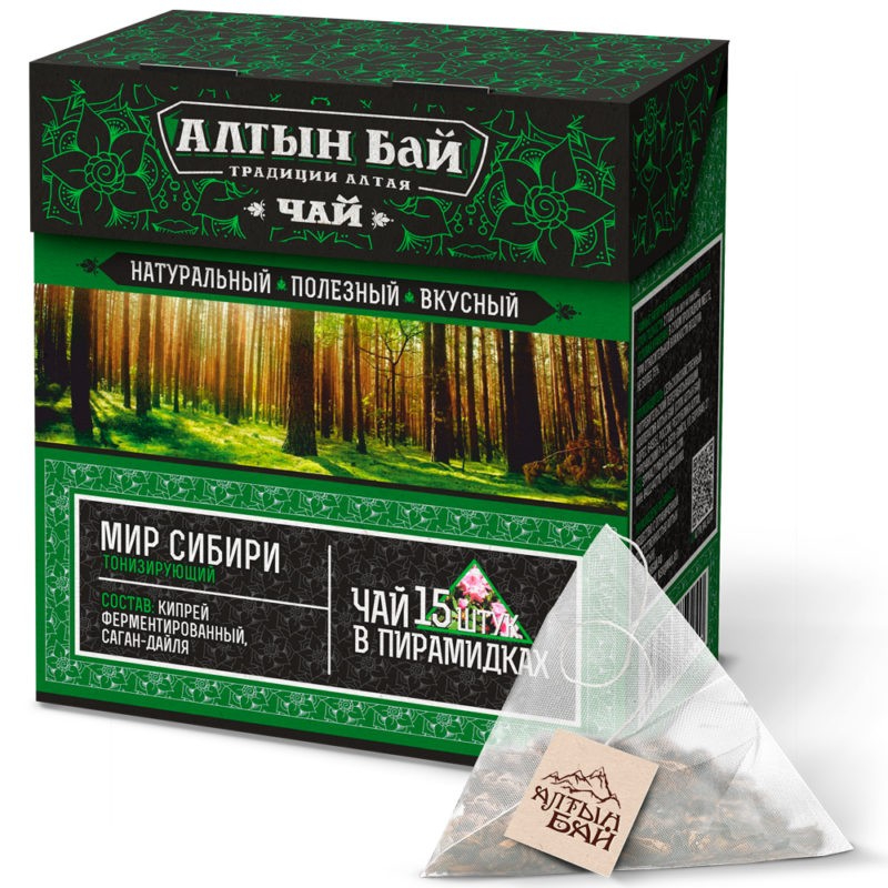 Чайный напиток Алтын бай Мир Сибири тонизирующий 15 пакетиков х 2,5 г чайный напиток о самом главном 5 для почек 60 г