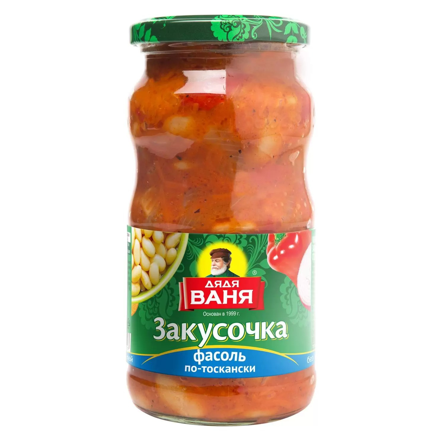 

Закусочка Дядя Ваня Фасоль по-тоскански, 460 г