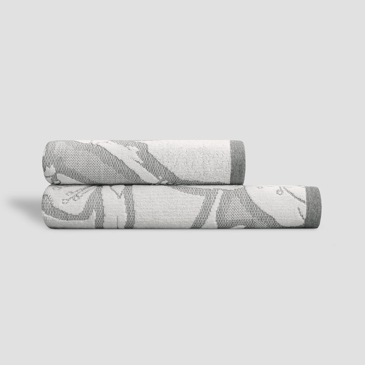 Комплект полотенец Togas Аннами серый/белый, 2пр комплект полотенец кухни мира 7 шт