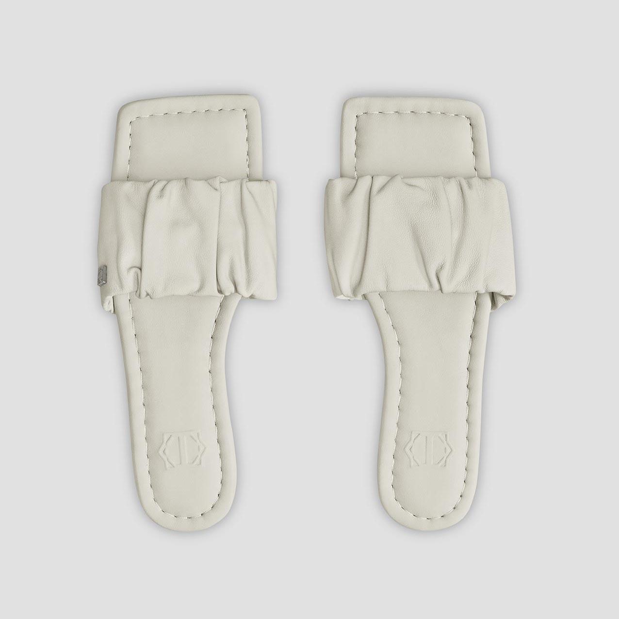 Тапочки Togas Амита экрю женские кожаные, размер 36-37 - фото 1