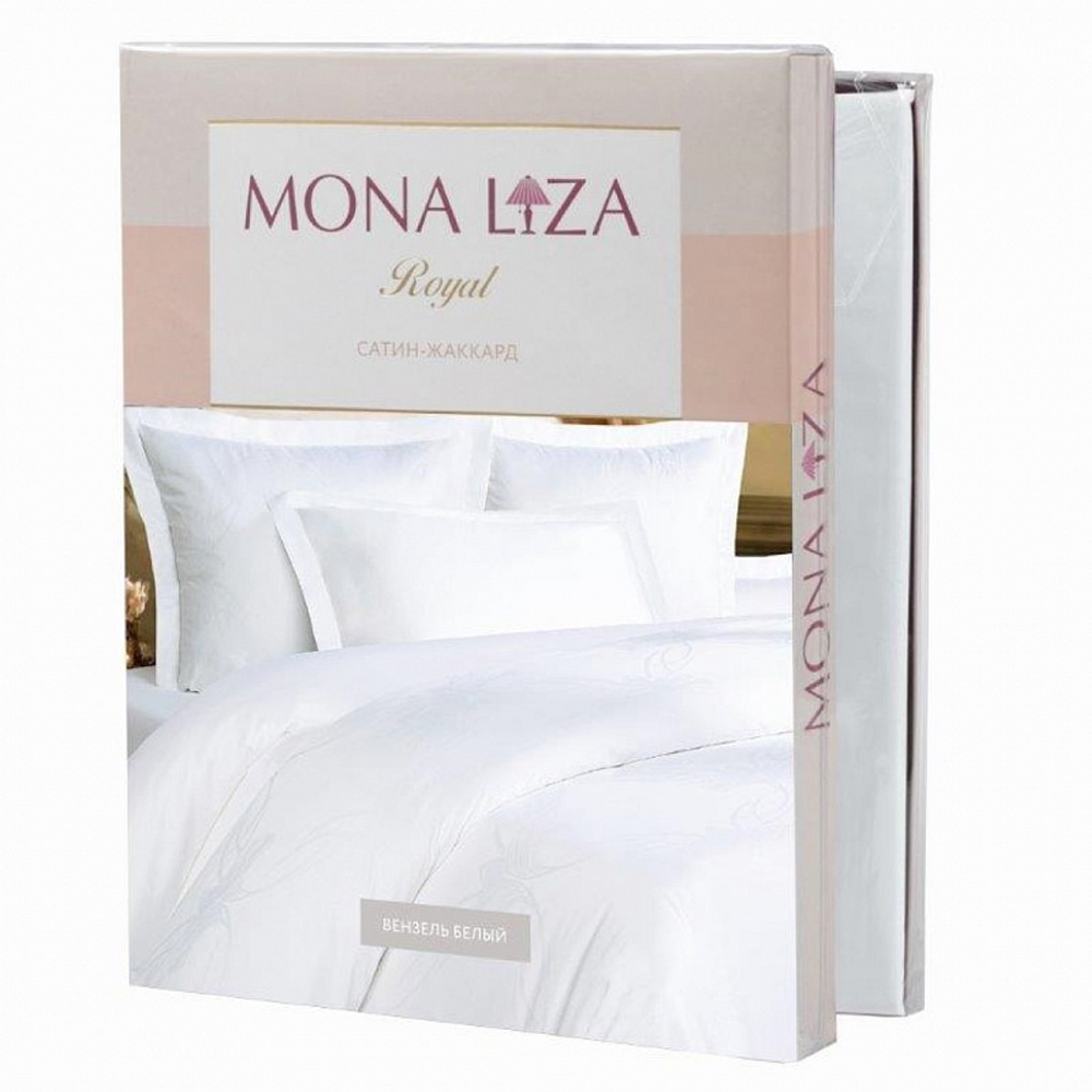 Комплект постельного белья Mona Liza Royal белый Двуспальный (5438/01), размер Двуспальный - фото 4