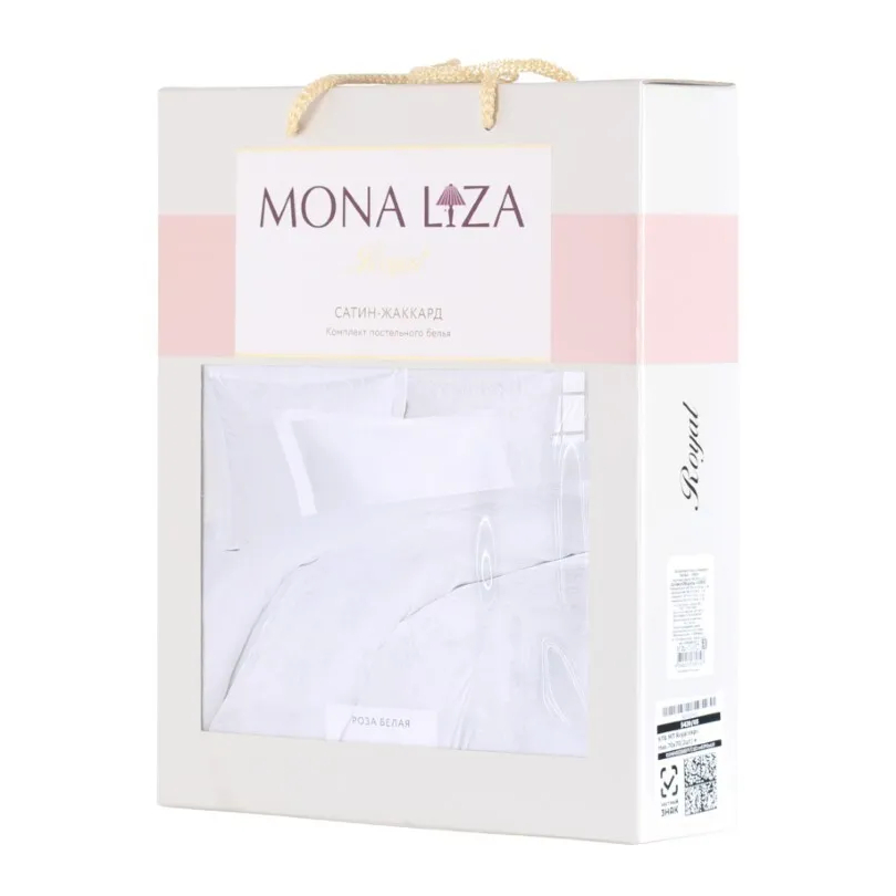 Комплект постельного белья Mona Liza Royal белый Двуспальный (5438/05), размер Двуспальный - фото 6