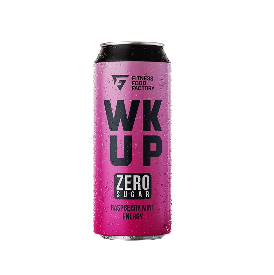 Напиток WK UP без сахара газированный малина-мята 450 мл энергетический напиток red bull ред булл без сахара 0 25 литра ж б 24 шт в уп